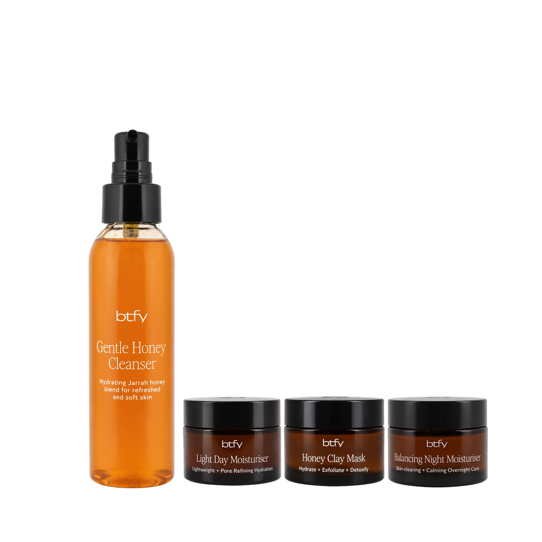 BTFY Balancing Skincare Routine set for blemish-prone skin