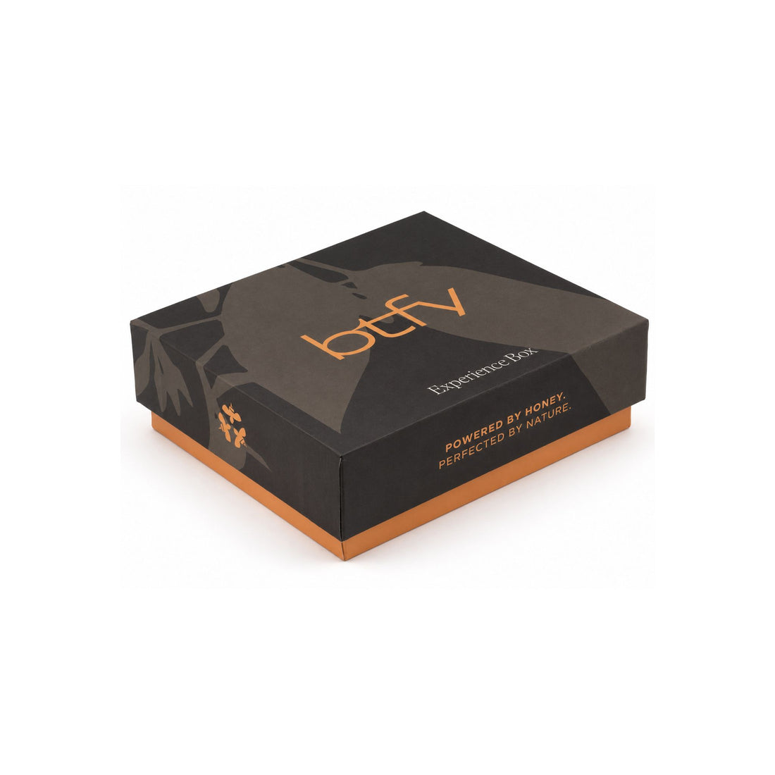 BTFY Experience Box containing mini-sized honey skincare products, powered by honey, perfected by nature