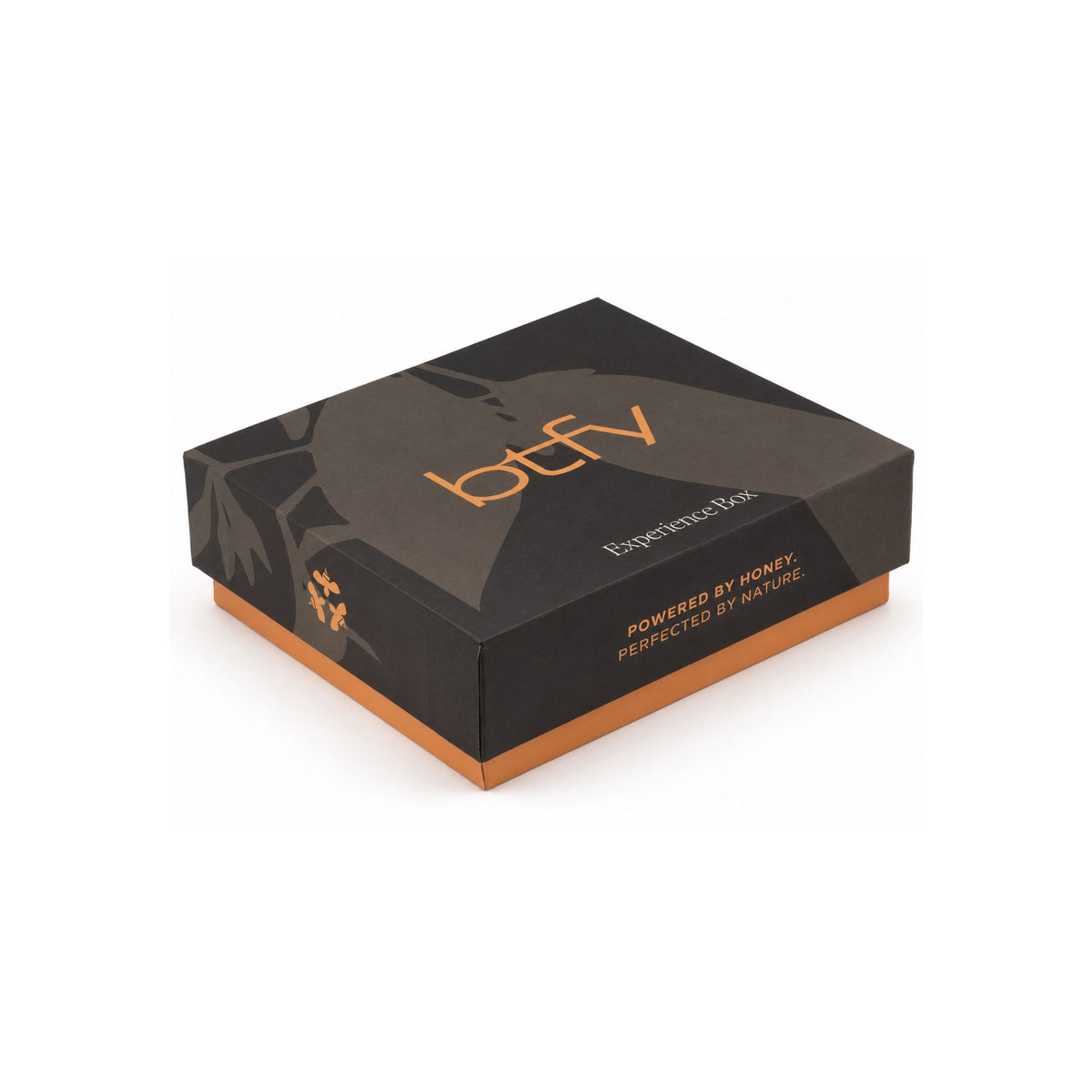 BTFY Experience Box containing mini-sized honey skincare products, powered by honey, perfected by nature