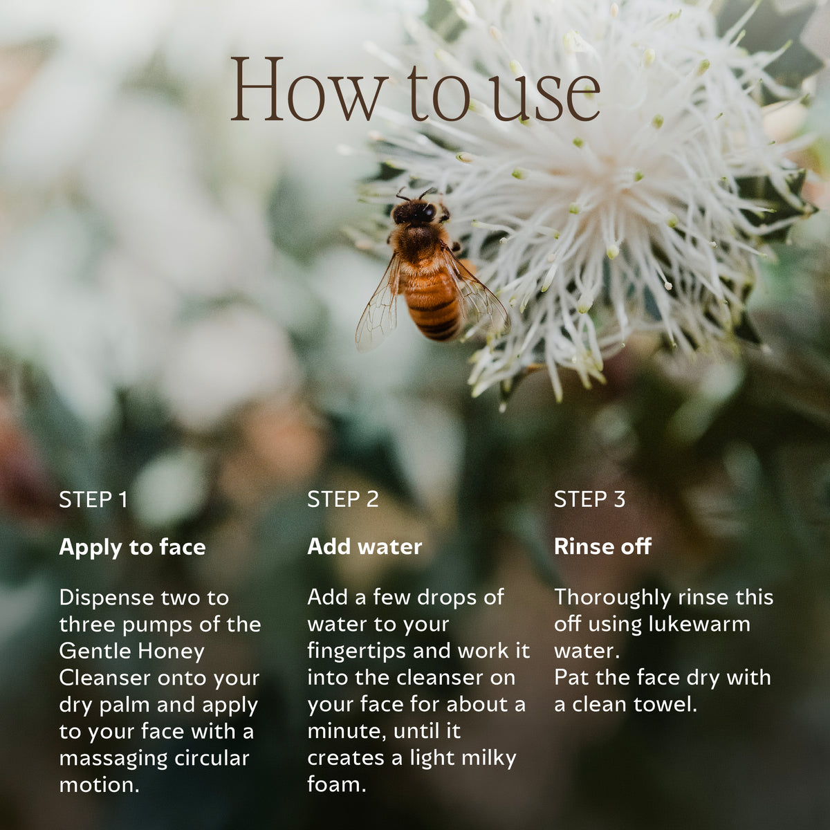 Gentle Honey Cleanser