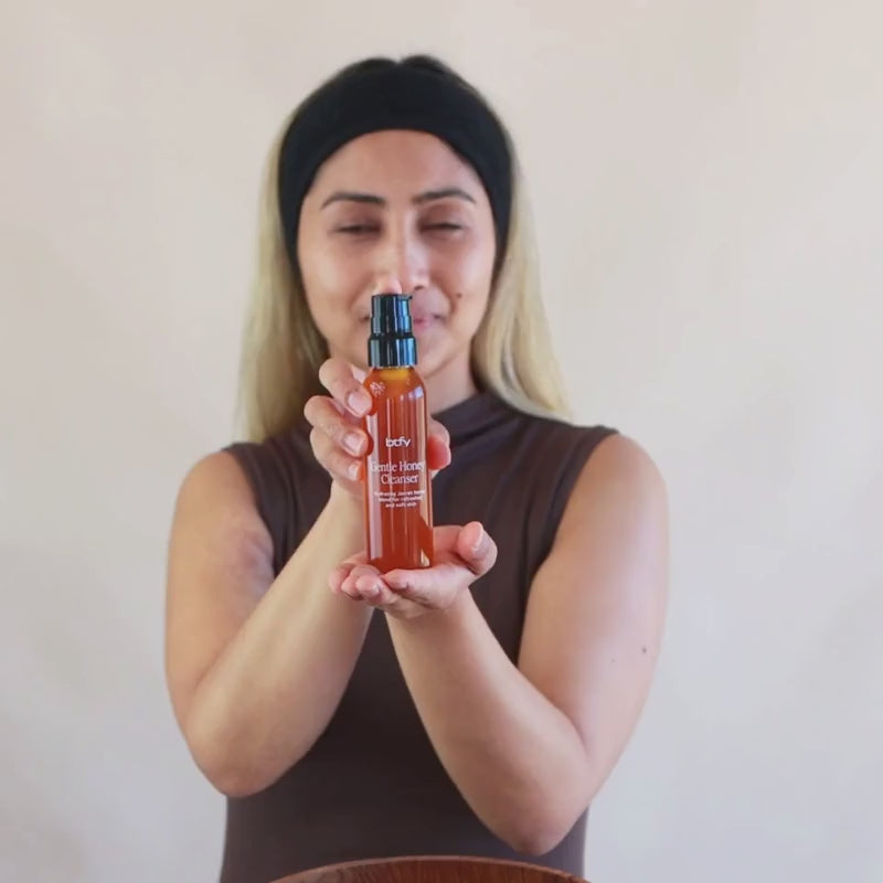 How to use the BTFY Gentle Honey Cleanser